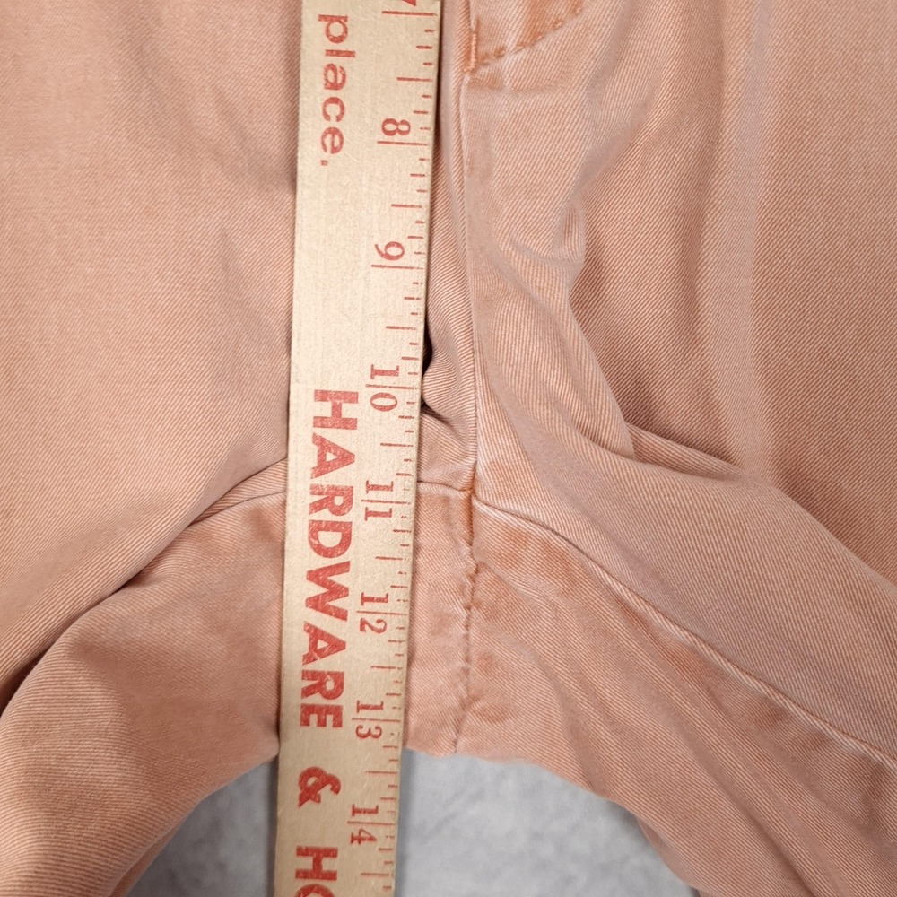 Peter Millar Shorts Mens 34/35 Orange Pima Cotton Chino 8" Myopia Hunt Club Fox - Picture 8 of 15